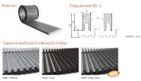 Mřížka podlahového konvektoru Licon PM-080/20-122P001-A  BRONZ tmavý